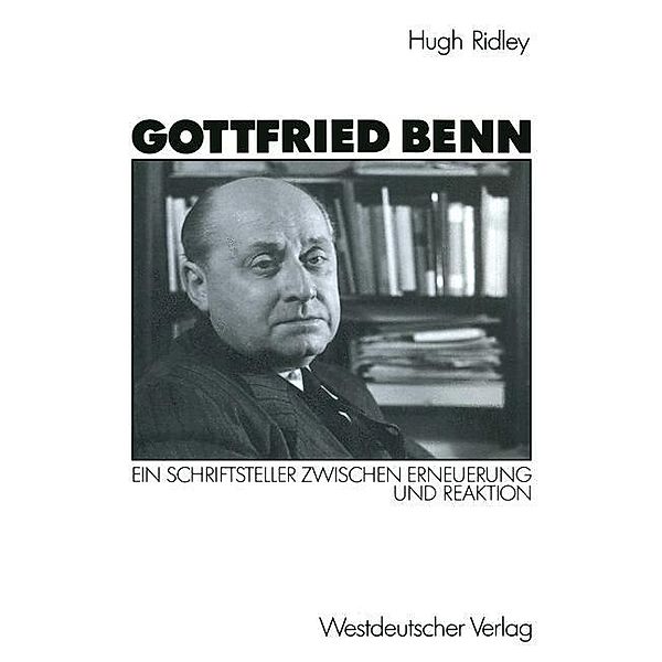 Gottfried Benn, Hugh Ridley