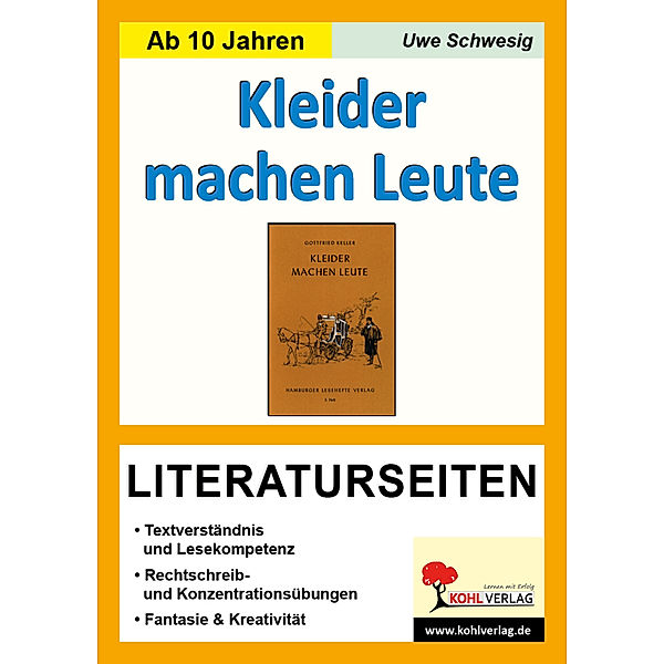 Gottfried Keller 'Kleider machen Leute', Literaturseiten, Uwe Schwesig