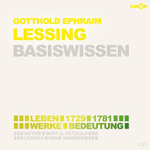 Gotthold Ephraim Lessing (1729-1781) - Leben, Werk, Bedeutung - Basiswissen, Bert Alexander Petzold