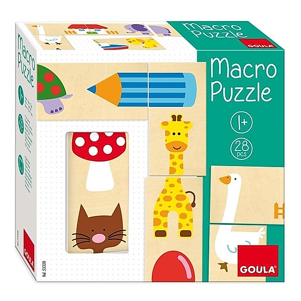 Goula Domino Puzzle groß 28-teilig
