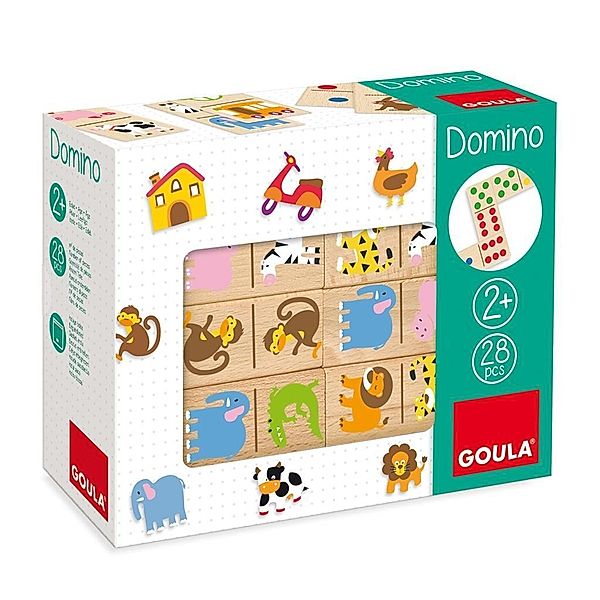 Goula Domino Zoo 28-teilig