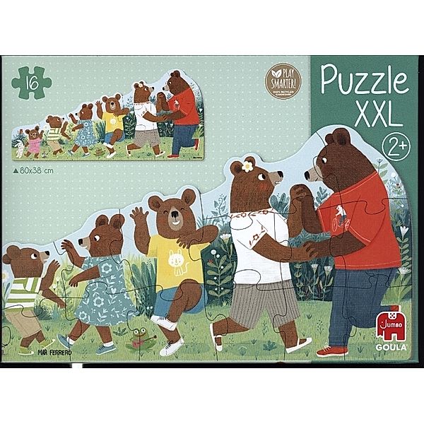 Jumbo Spiele, Goula GOULA XXL-Puzzle Bärenfamilie