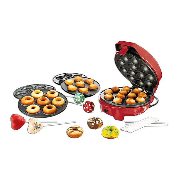 Gourmetmaxx Multibäcker 3 in 1 (Farbe: rot)