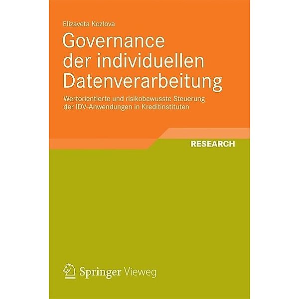 Governance der individuellen Datenverarbeitung / Entwicklung und Management von Informationssystemen und intelligenter Datenauswertung, Elizaveta Kozlova