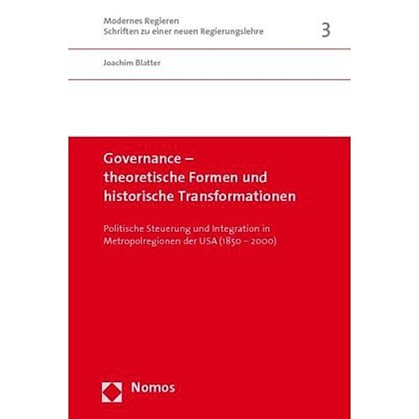 Governance - theoretische Formen und historische Transformationen, Joachim Blatter