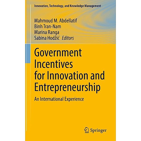 Government Incentives for Innovation and Entrepreneurship / Innovation, Technology, and Knowledge Management