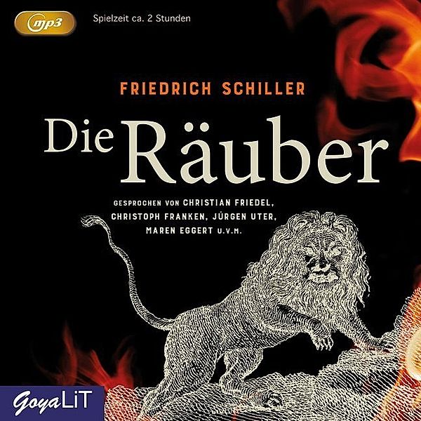 GoyaLiT - Die Räuber,1 Audio-CD, MP3, Friedrich Schiller