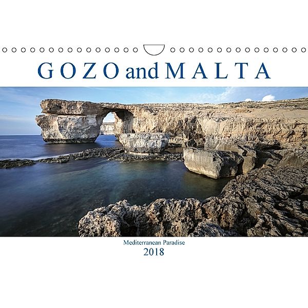 Gozo and Malta Mediterranean Paradise (Wall Calendar 2018 DIN A4 Landscape), Joana Kruse
