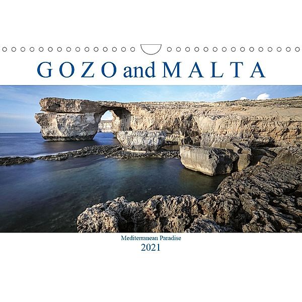 Gozo and Malta Mediterranean Paradise (Wall Calendar 2021 DIN A4 Landscape), Joana Kruse