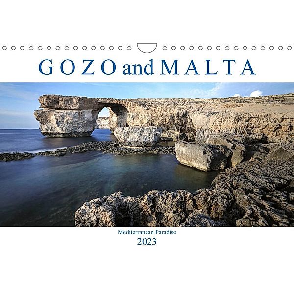 Gozo and Malta Mediterranean Paradise (Wall Calendar 2023 DIN A4 Landscape), Joana Kruse