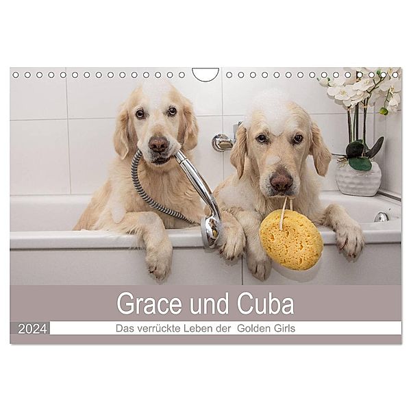 Grace und Cuba - Das verrückte Leben der Golden Girls (Wandkalender 2024 DIN A4 quer), CALVENDO Monatskalender, Jessica Bernhardt