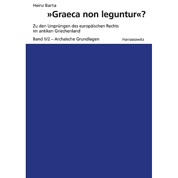 Graeca non leguntur?, Heinz Barta