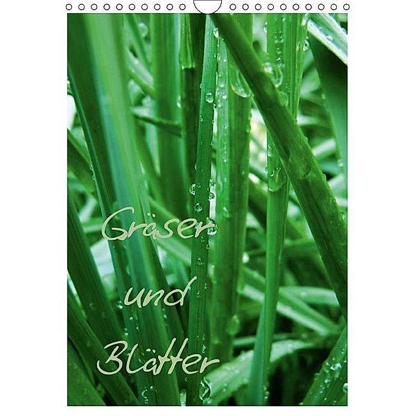 Gräser und Blätter (Wandkalender 2017 DIN A4 hoch), Anja Otto