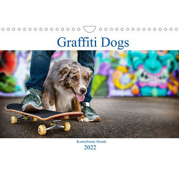 Graffiti Dogs (Wandkalender 2022 DIN A4 quer), Judith Dzierzawa / DoraZett