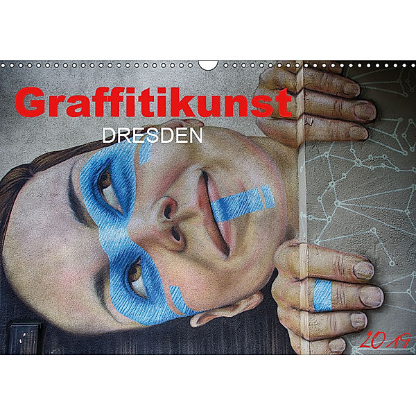 Graffitikunst Dresden (Wandkalender 2019 DIN A3 quer), Dirk Meutzner