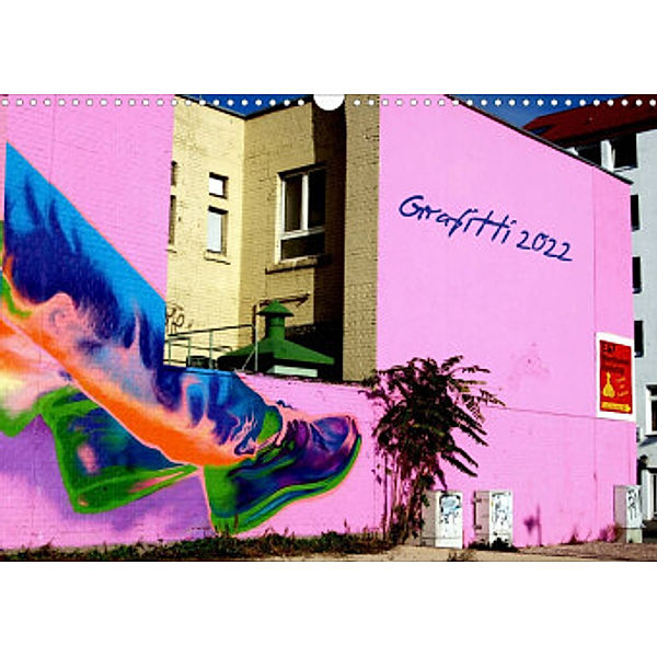 Grafitti 2022 (Wandkalender 2022 DIN A3 quer), Jutta Sichau