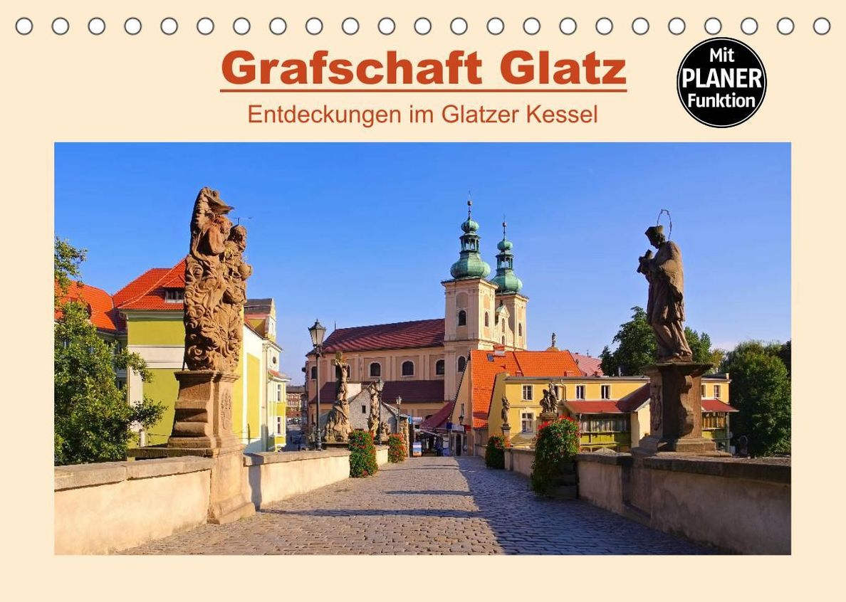 Grafschaft Glatz - Entdeckungen im Glatzer Kessel Tischkalender 2023 DIN A5  quer - Kalender bestellen