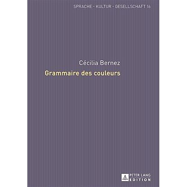 Grammaire des couleurs, Cecilia Bernez