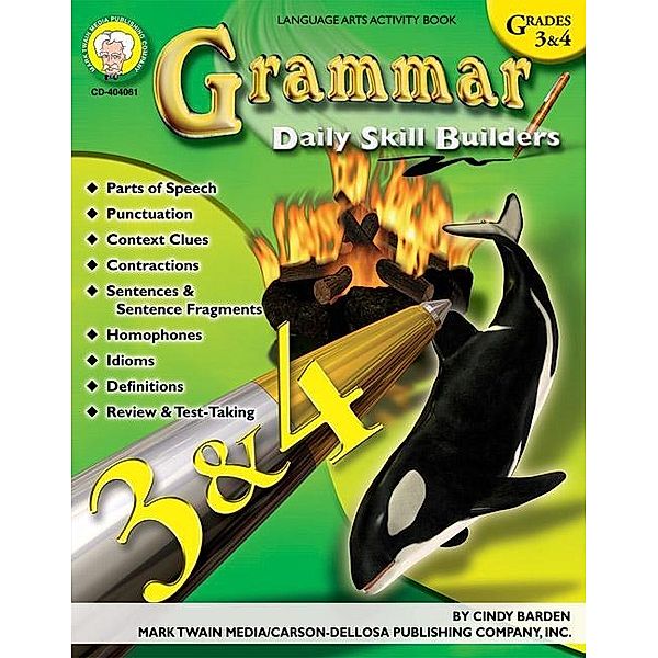 Grammar, Grades 3 - 4 / Daily Skill Builders, Cindy Barden