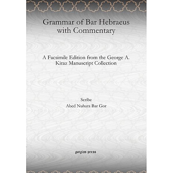 Grammar of Bar Hebraeus with Commentary