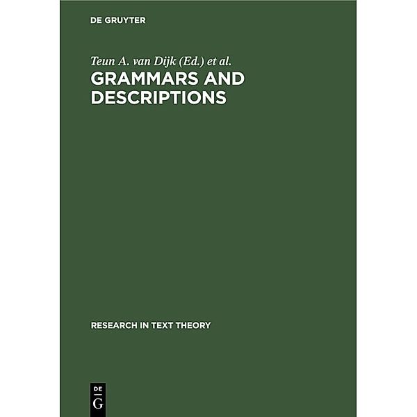 Grammars and Descriptions