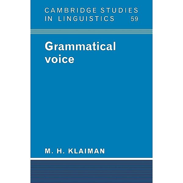 Grammatical Voice, M. H. Klaiman