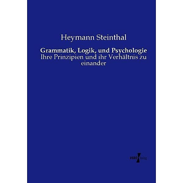 Grammatik, Logik, und Psychologie, Heymann Steinthal