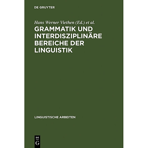 Grammatik und interdisziplinäre Bereiche der Linguistik