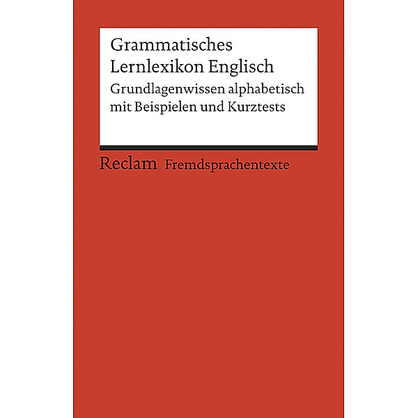 Grammatisches Lernlexikon Englisch, Andrew Williams