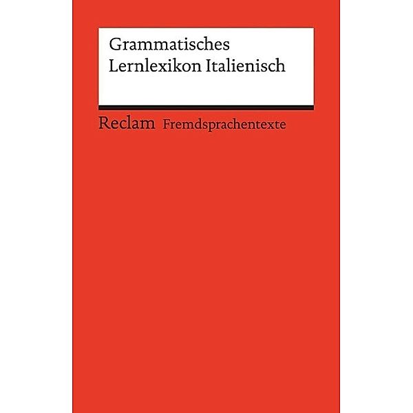 Grammatisches Lernlexikon Italienisch, Valerio Vial