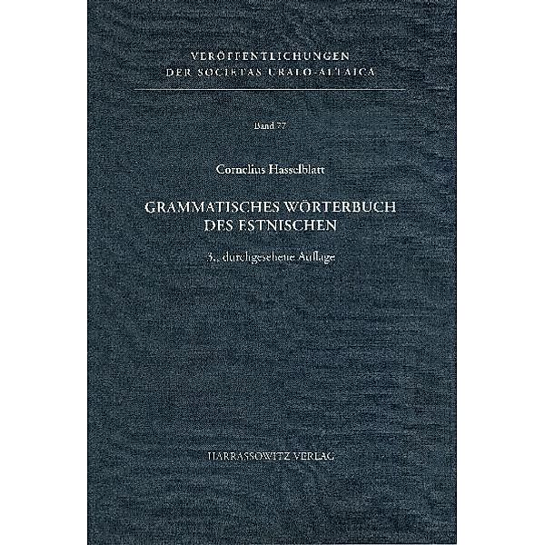 Grammatisches Wörterbuch des Estnischen, Cornelius Hasselblatt