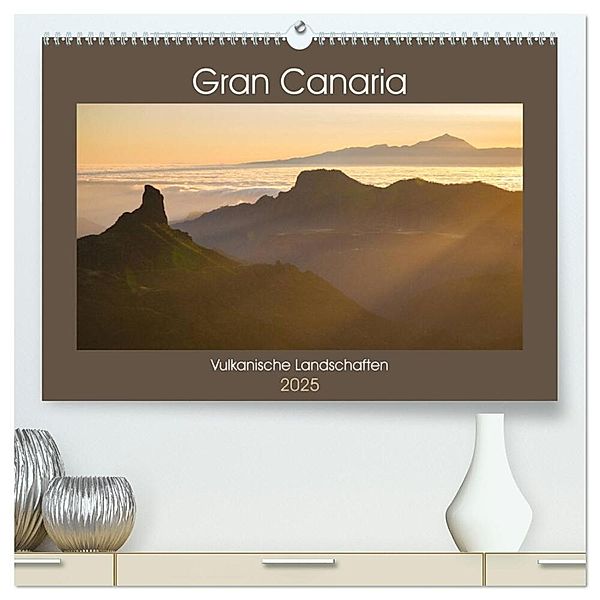Gran Canaria - Die schönsten Ansichten (hochwertiger Premium Wandkalender 2025 DIN A2 quer), Kunstdruck in Hochglanz, Calvendo, Martin Wasilewski