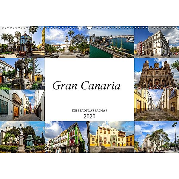 Gran Canaria Die Stadt Las Palmas (Wandkalender 2020 DIN A2 quer), Dirk Meutzner
