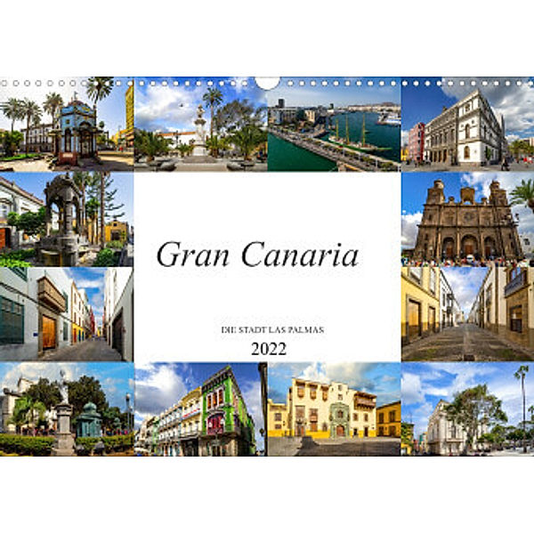 Gran Canaria Die Stadt Las Palmas (Wandkalender 2022 DIN A3 quer), Dirk Meutzner