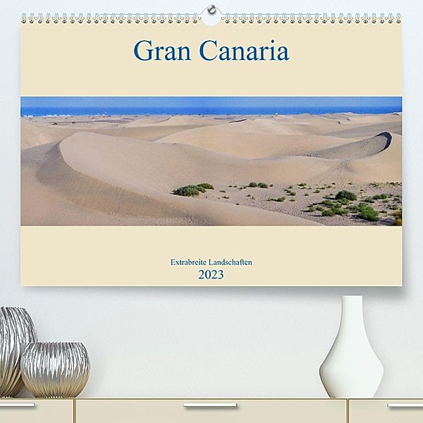 Gran Canaria - Extrabreite Landschaften (Premium, hochwertiger DIN A2 Wandkalender 2023, Kunstdruck in Hochglanz), Martin Wasilewski