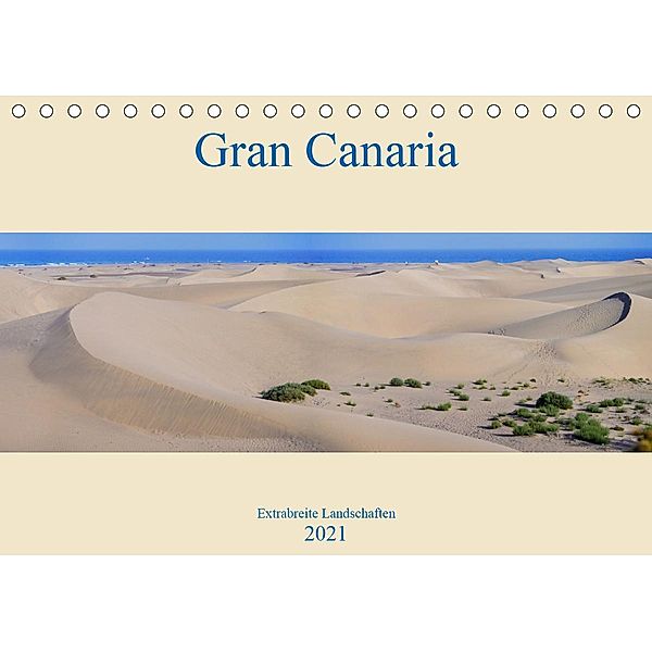 Gran Canaria - Extrabreite Landschaften (Tischkalender 2021 DIN A5 quer), Martin Wasilewski