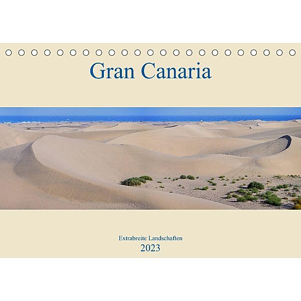 Gran Canaria - Extrabreite Landschaften (Tischkalender 2023 DIN A5 quer), Martin Wasilewski