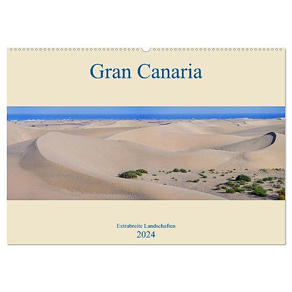 Gran Canaria - Extrabreite Landschaften (Wandkalender 2024 DIN A2 quer), CALVENDO Monatskalender, Martin Wasilewski