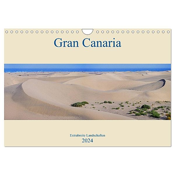 Gran Canaria - Extrabreite Landschaften (Wandkalender 2024 DIN A4 quer), CALVENDO Monatskalender, Martin Wasilewski