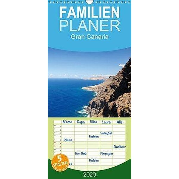 Gran Canaria - Familienplaner hoch (Wandkalender 2020 , 21 cm x 45 cm, hoch), Photography PM