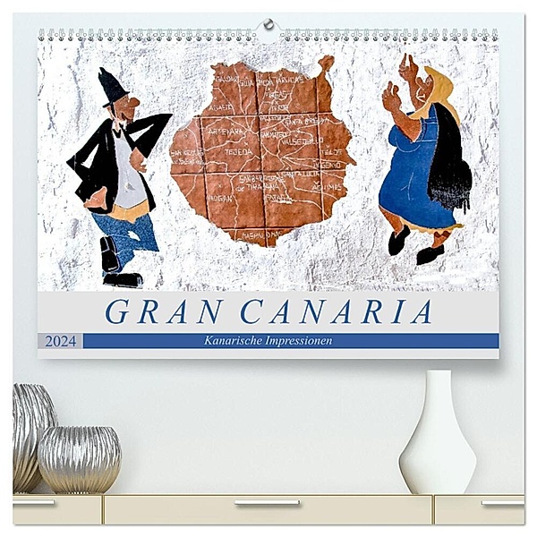 Gran Canaria - Kanarische Impressionen (hochwertiger Premium Wandkalender 2024 DIN A2 quer), Kunstdruck in Hochglanz, Dieter Meyer
