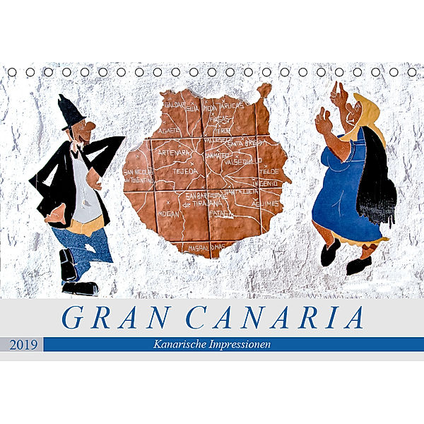 Gran Canaria - Kanarische Impressionen (Tischkalender 2019 DIN A5 quer), Dieter Meyer