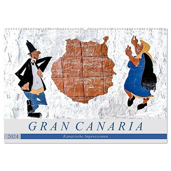 Gran Canaria - Kanarische Impressionen (Wandkalender 2024 DIN A2 quer), CALVENDO Monatskalender, Dieter Meyer