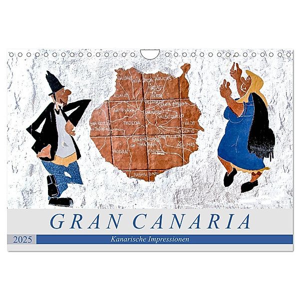 Gran Canaria - Kanarische Impressionen (Wandkalender 2025 DIN A4 quer), CALVENDO Monatskalender, Calvendo, Dieter Meyer