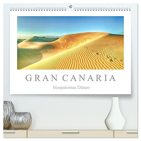 Gran Canaria - Maspalomas Dünen (hochwertiger Premium Wandkalender 2024 DIN A2 quer), Kunstdruck in Hochglanz, Dieter Meyer