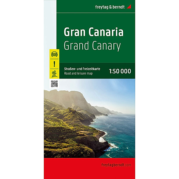 Gran Canaria, Straßen- und Freizeitkarte 1:50.000, freytag & berndt