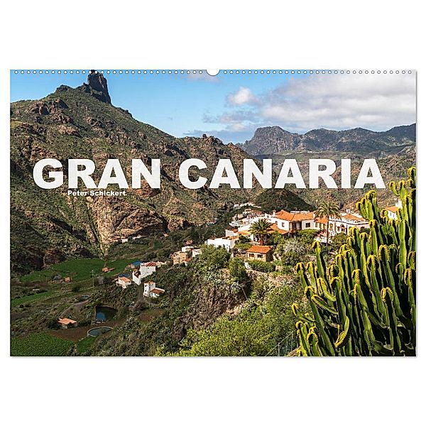 Gran Canaria (Wandkalender 2024 DIN A2 quer), CALVENDO Monatskalender, Peter Schickert