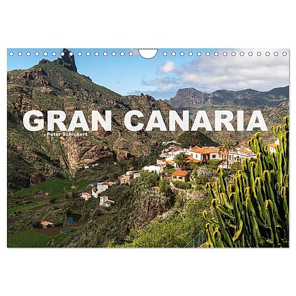 Gran Canaria (Wandkalender 2024 DIN A4 quer), CALVENDO Monatskalender, Peter Schickert