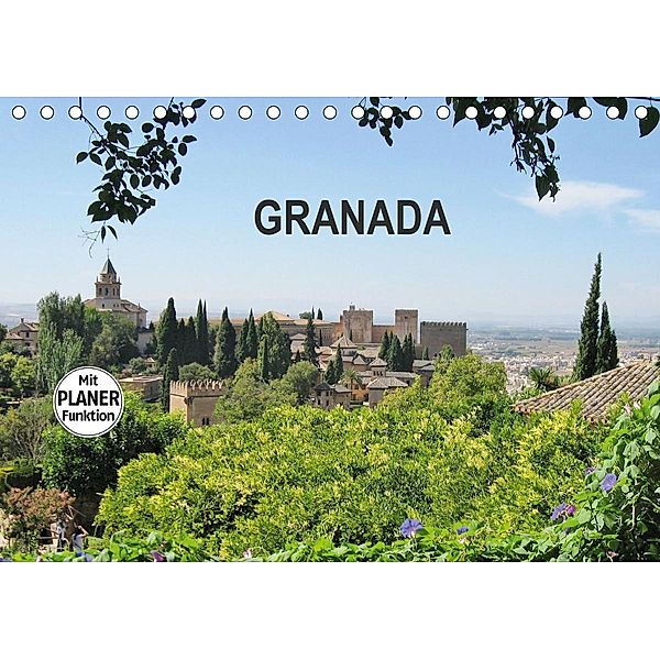 Granada (Tischkalender 2021 DIN A5 quer), Andrea Ganz