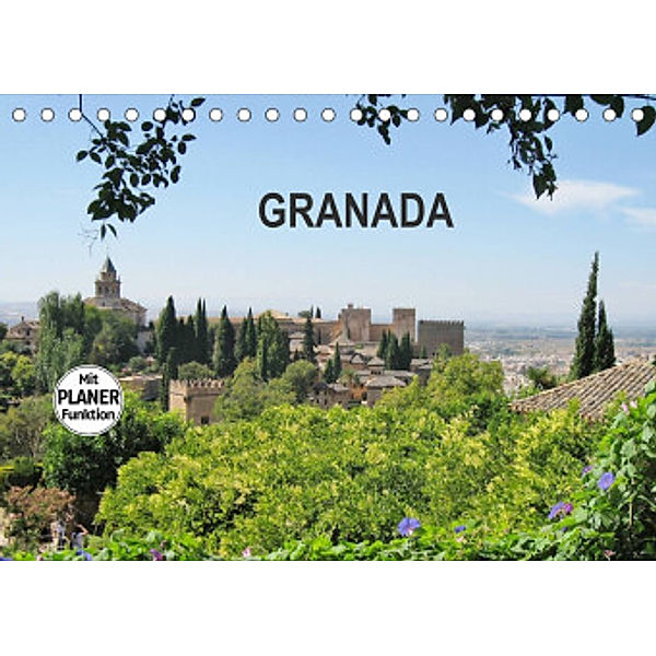 Granada (Tischkalender 2022 DIN A5 quer), Andrea Ganz